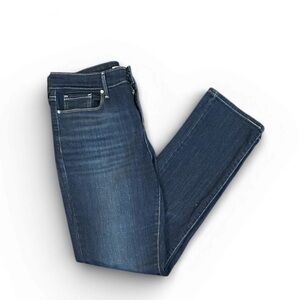 Levi Strauss Signature Size 6 Short Jeans Dark Blue Straight Leg Denim